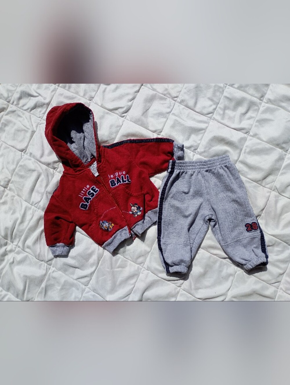 Vintage Disney Mickey Mouse Fleece Sweat Matching Set